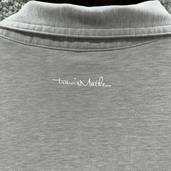Travis Matthew Golf Polo Shirt Mens Large Gray Short Sleeve L - Picture 10 of 13